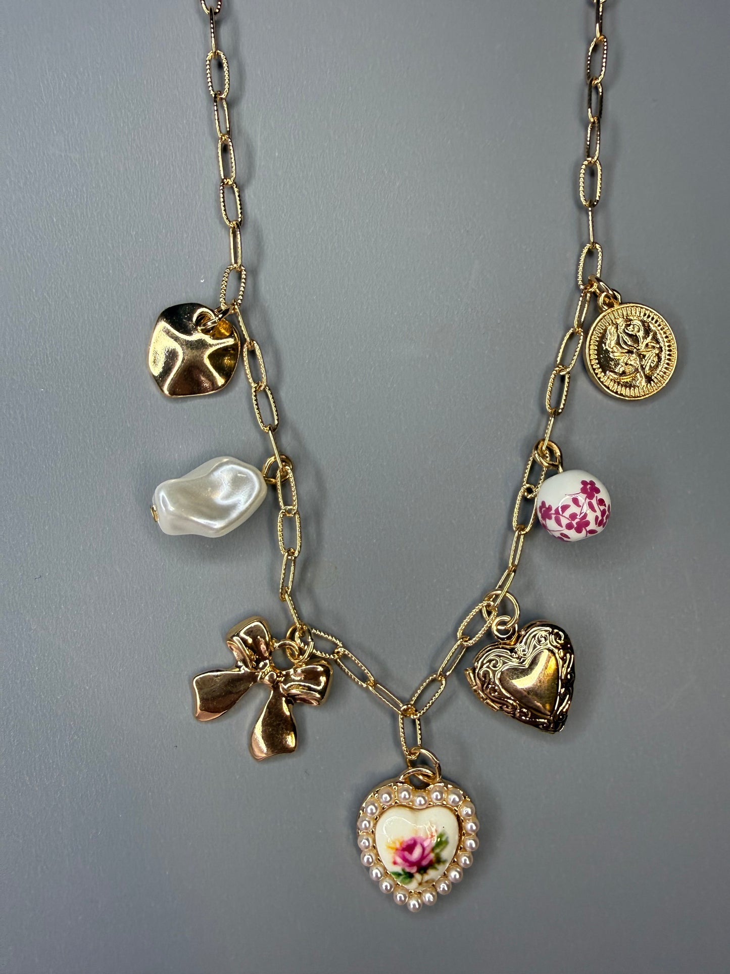 Vintage Pink Necklace