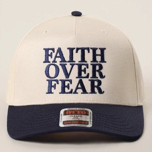 faith over fear trucker hat
