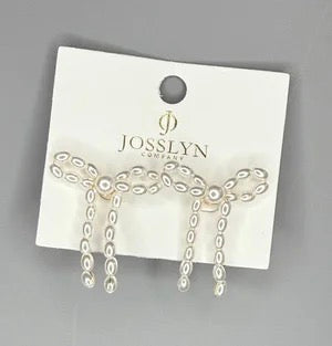 pearl dangle earrings