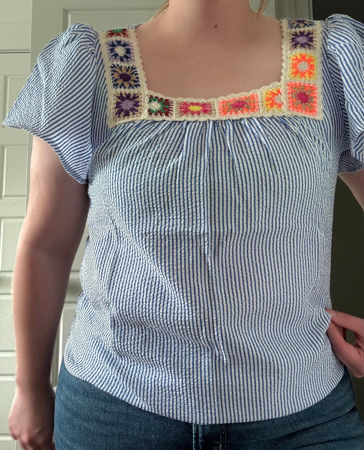 sadie striped blouse