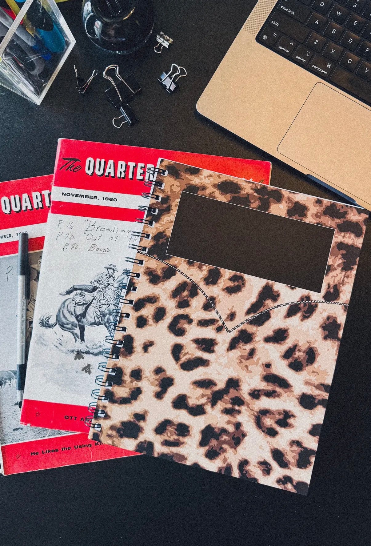 Western print notebooks