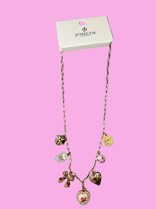 Vintage Pink Necklace