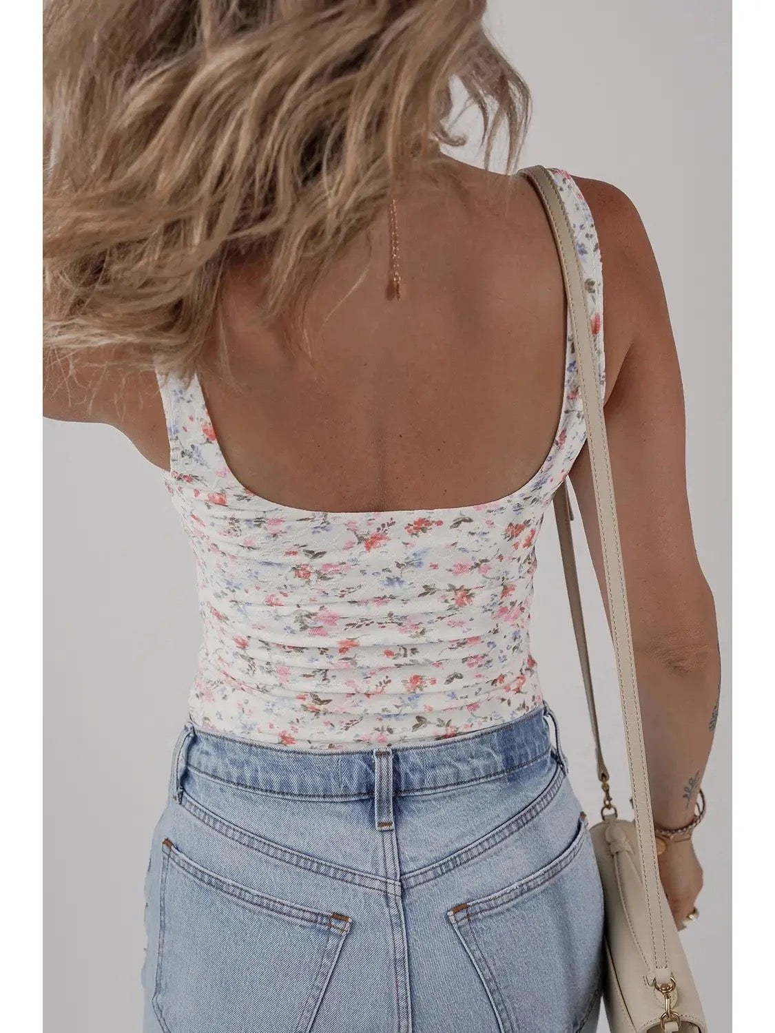 brin floral bodysuit