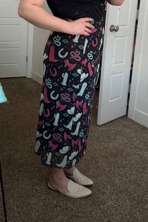 cowgirls don't cry skirt