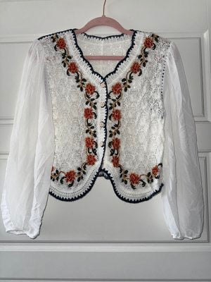Eve knitted flower top